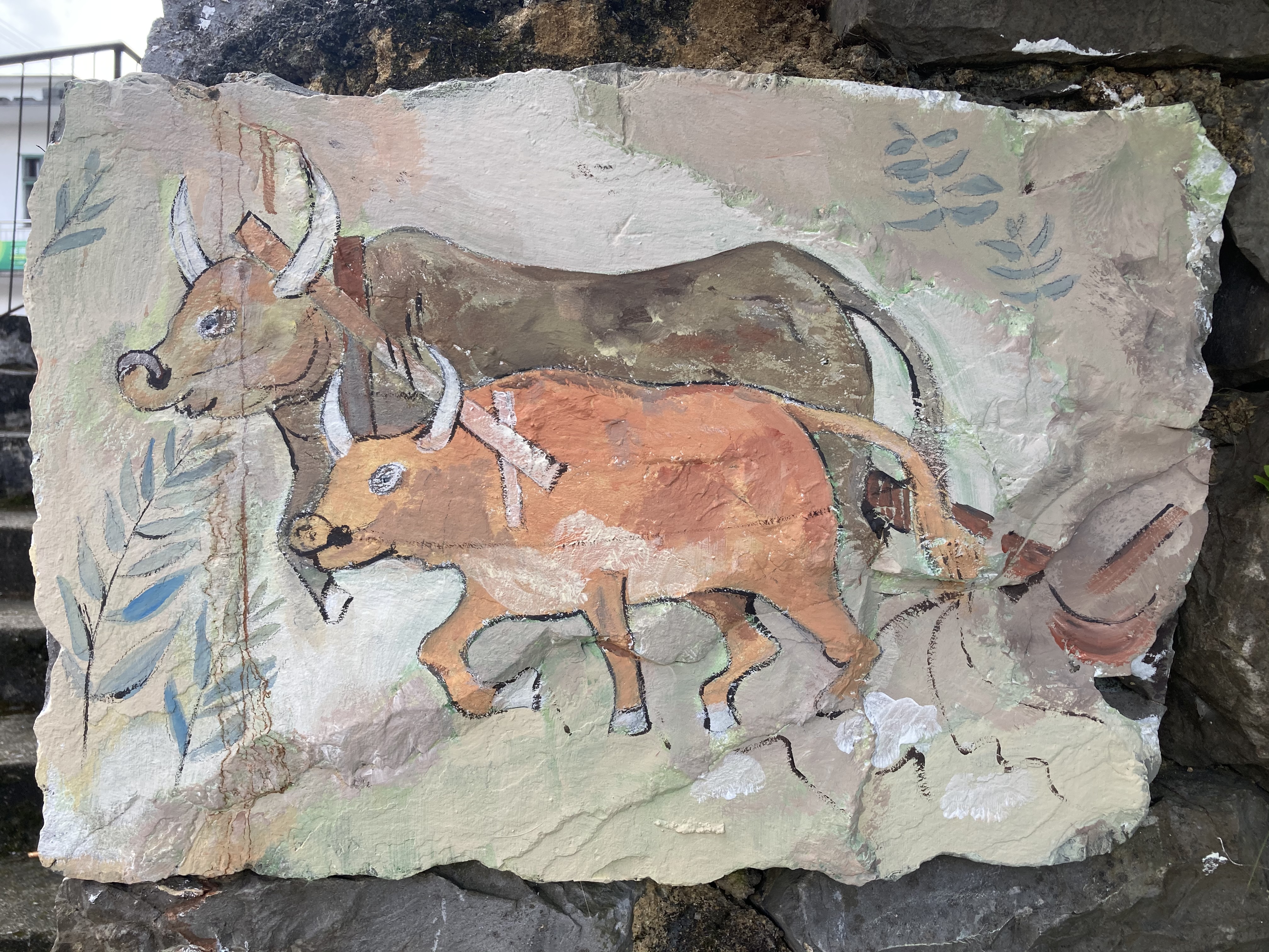  部分墙体美化后