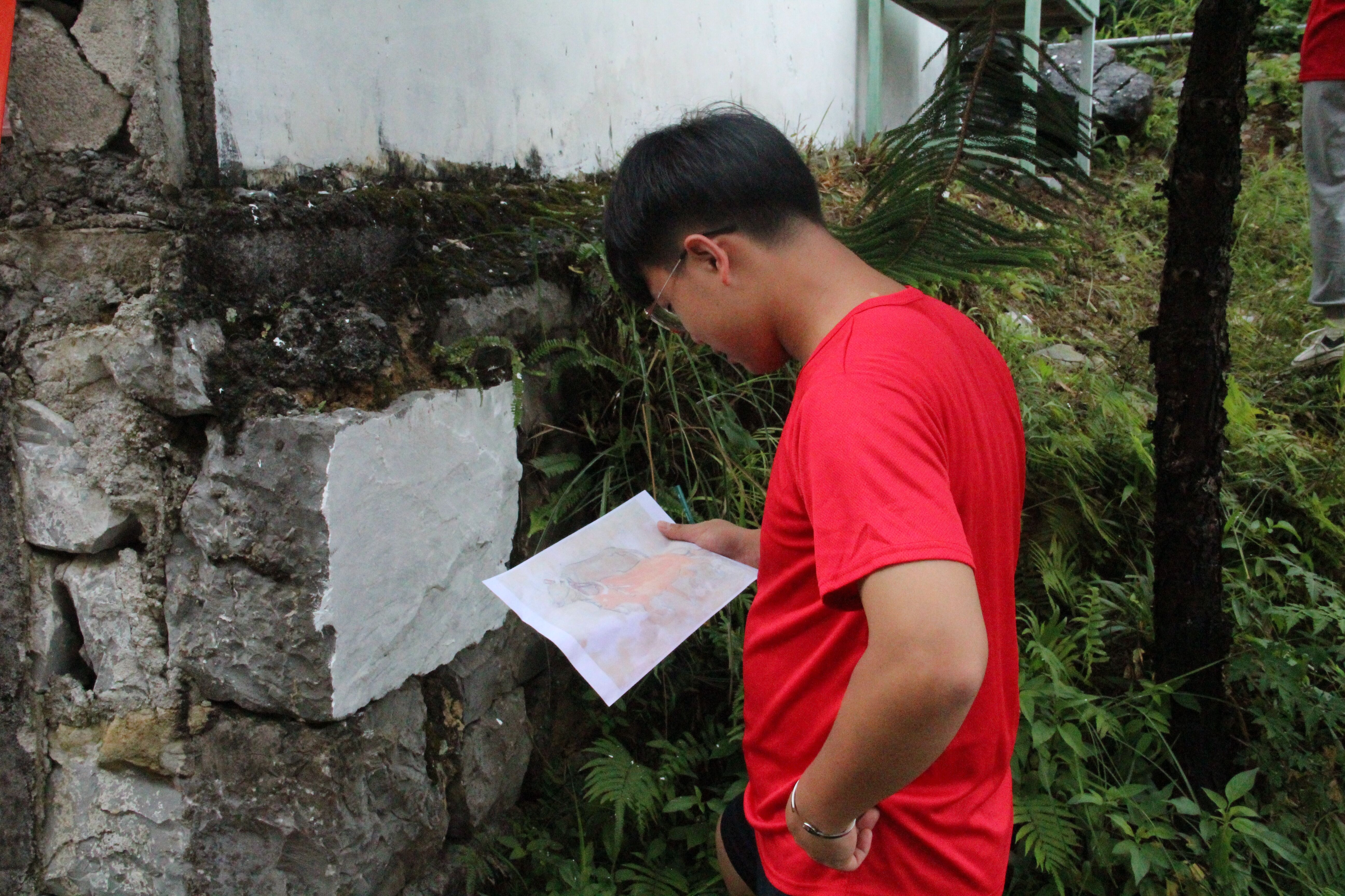  部分墙体美化前