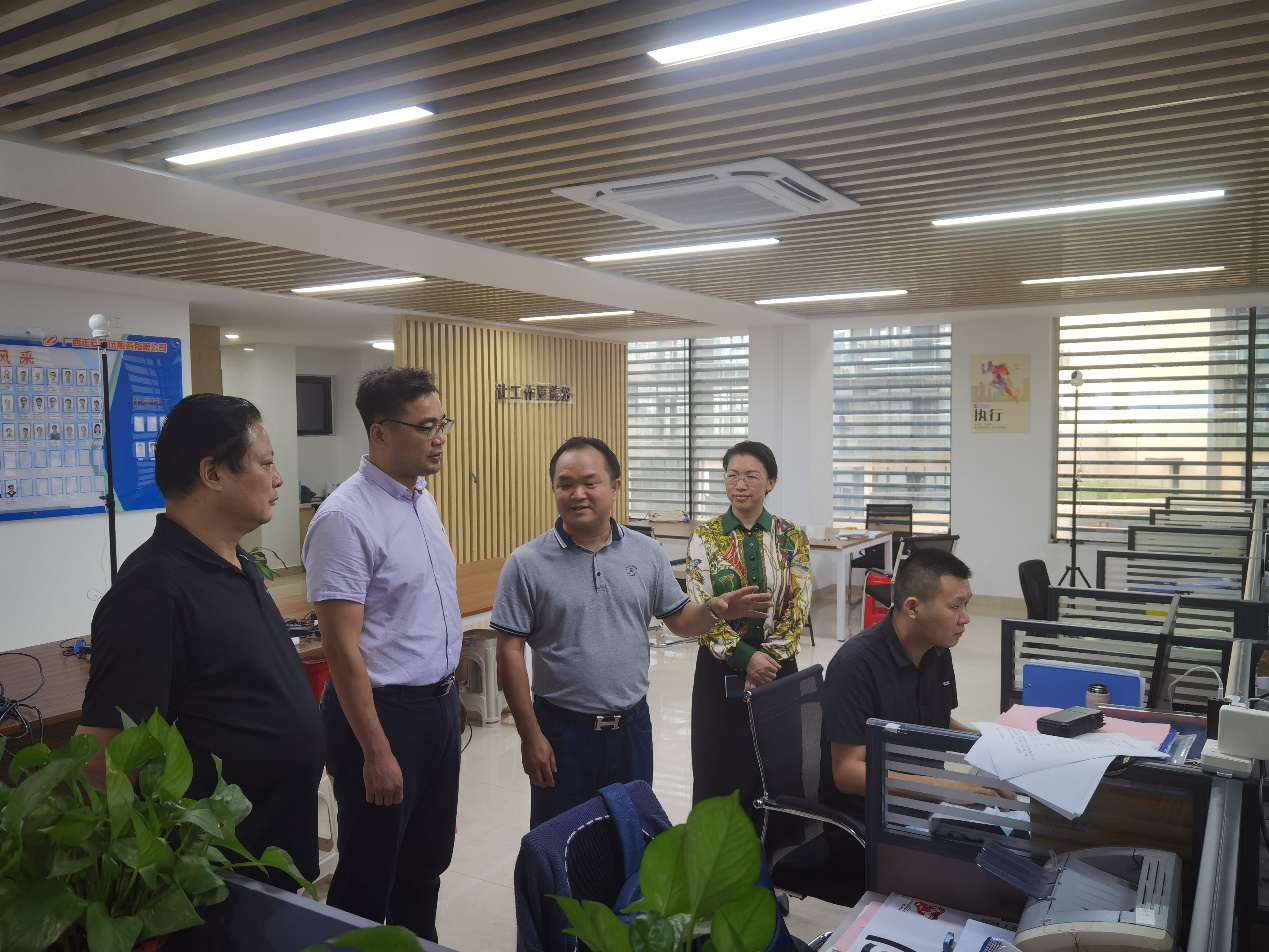 企业走访现场